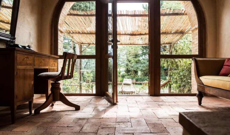 Vegan Agrivilla i pini Tuscany room with terrace and garden